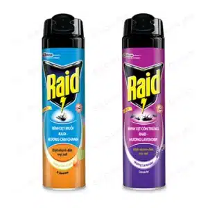 Raid thường được dùng để diệt nhiều loại côn trùng khác nhau trong đó có kiến gió
