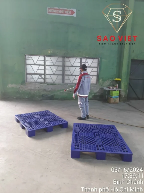 Kiểm soát côn trùng tại Delta International Logistics