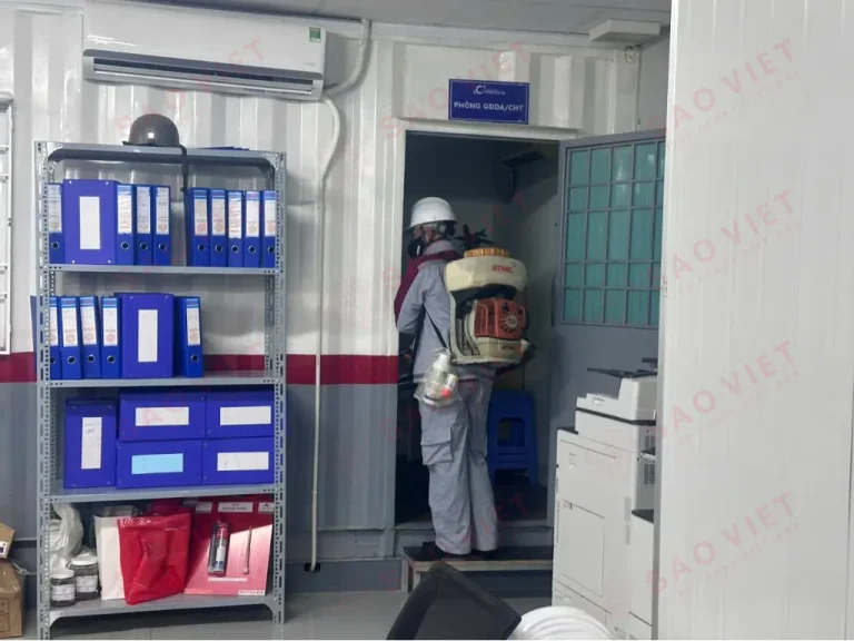 Các nhà máy đang trong quá trình xây dựng cũng cần xử lý để ngăn ngừa côn trùng từ sớm