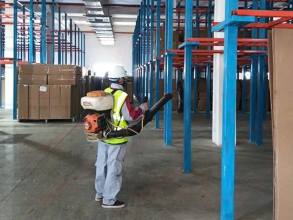 Dịch vụ diệt côn trùng nhà máy của Sao Việt Pest có nhiều thiết bị hiện đại