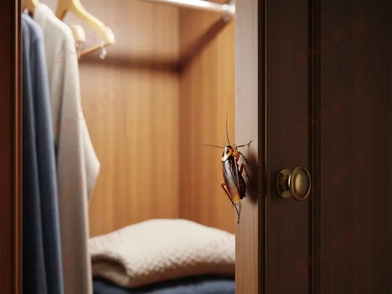 Đuổi gián trong tủ quần áo sẽ giúp không gian sống an toàn hơn Đuổi gián trong tủ quần áo giúp không gian sống an toàn hơn