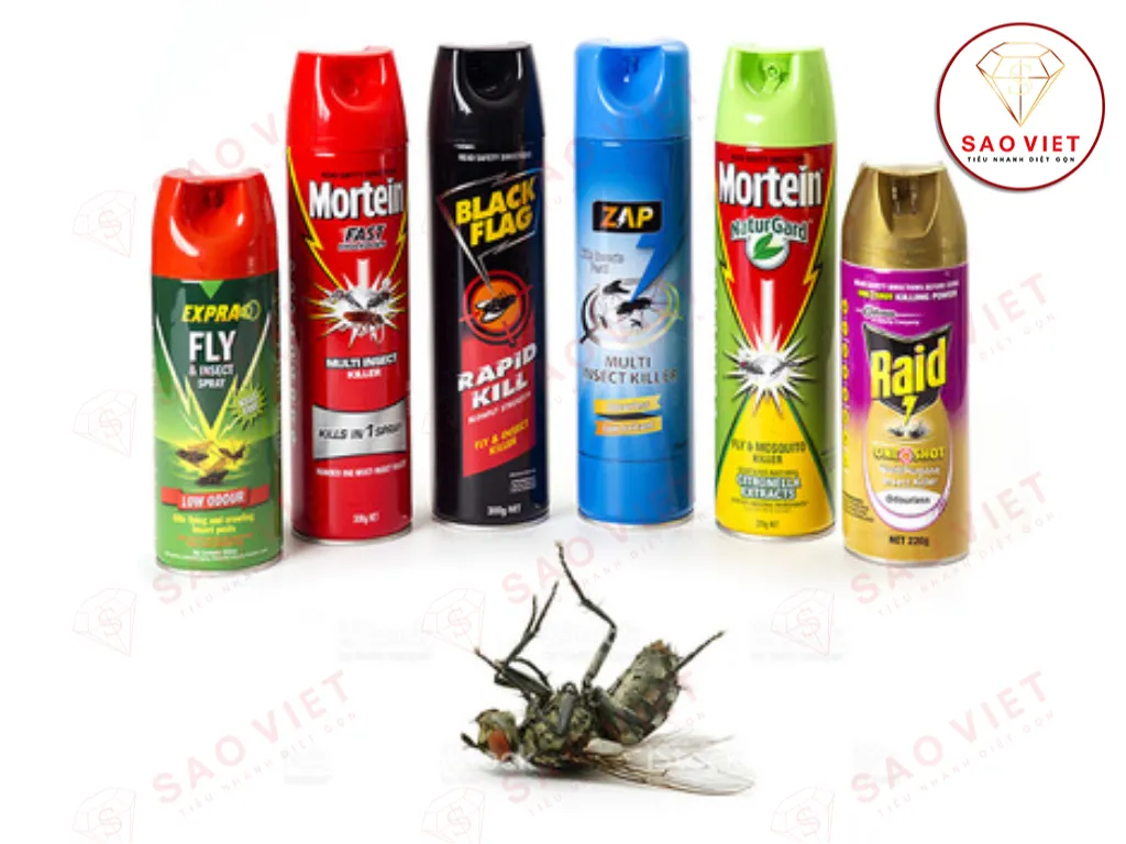 Các loại hóa chất diệt ruồi phổ biến trên thế giới