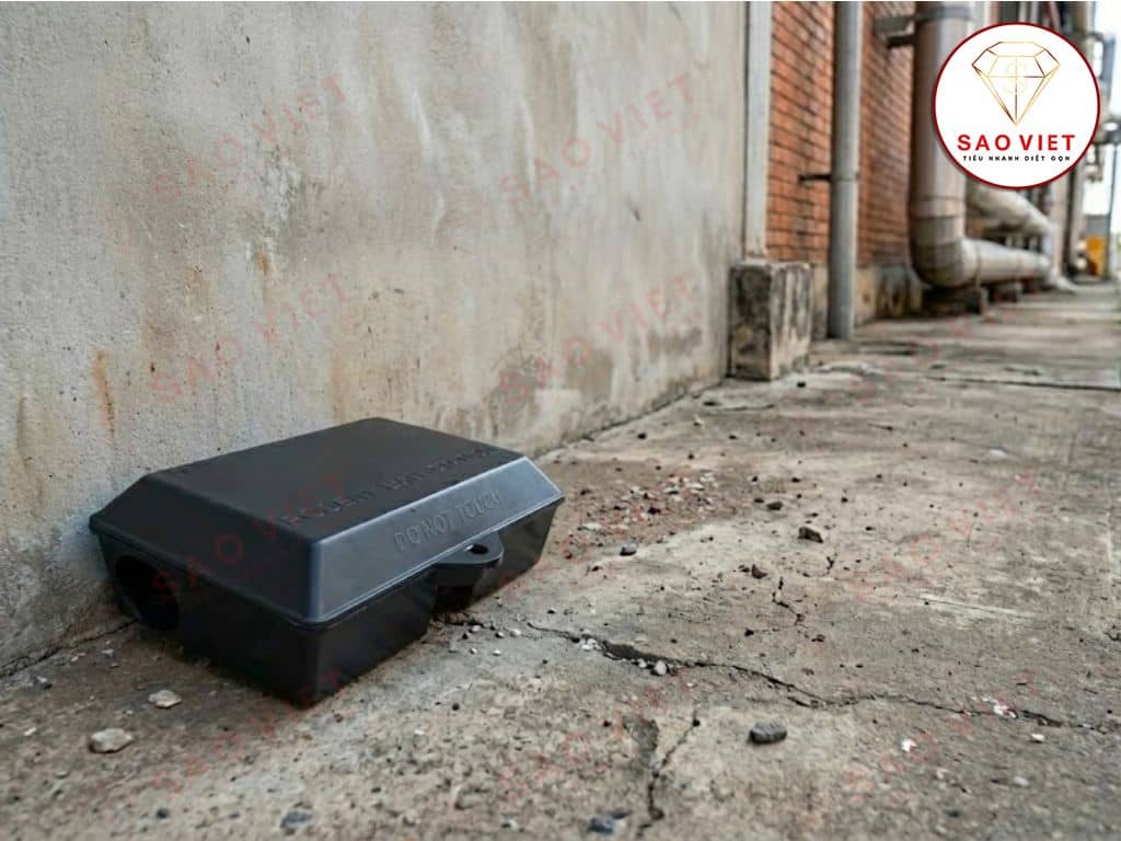 Hộp bẫy chuột cần được đánh số sự tự để dễ dàng theo dõi