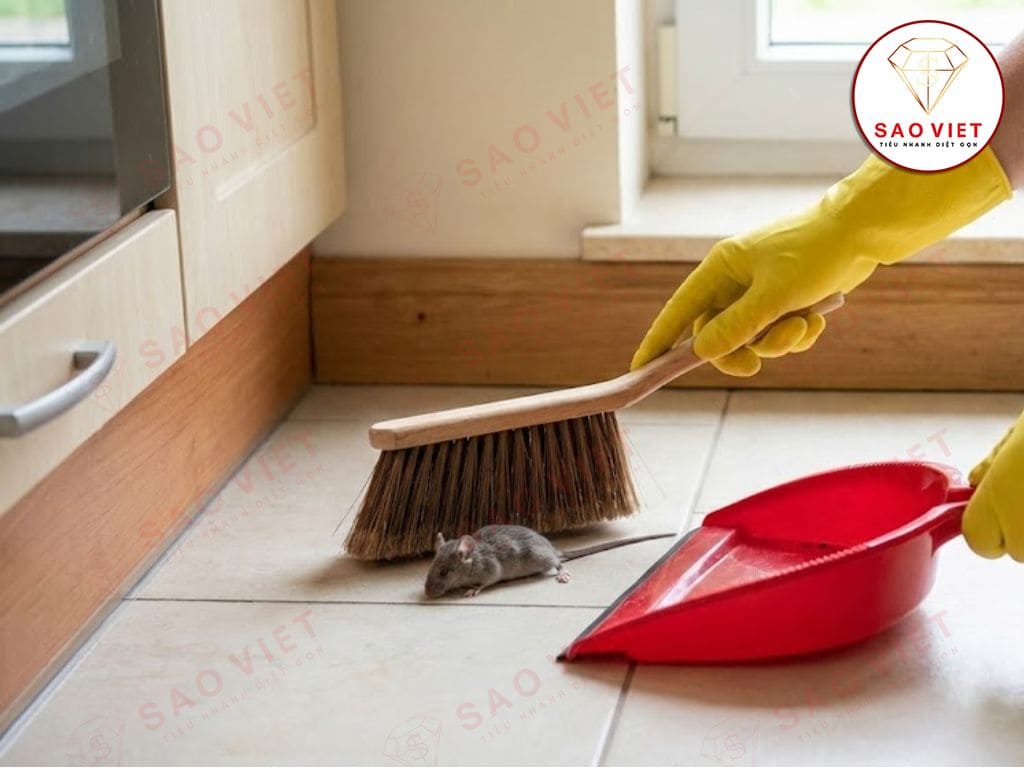 Xử lý chuột chết trong nhà không để lại mùi hôi