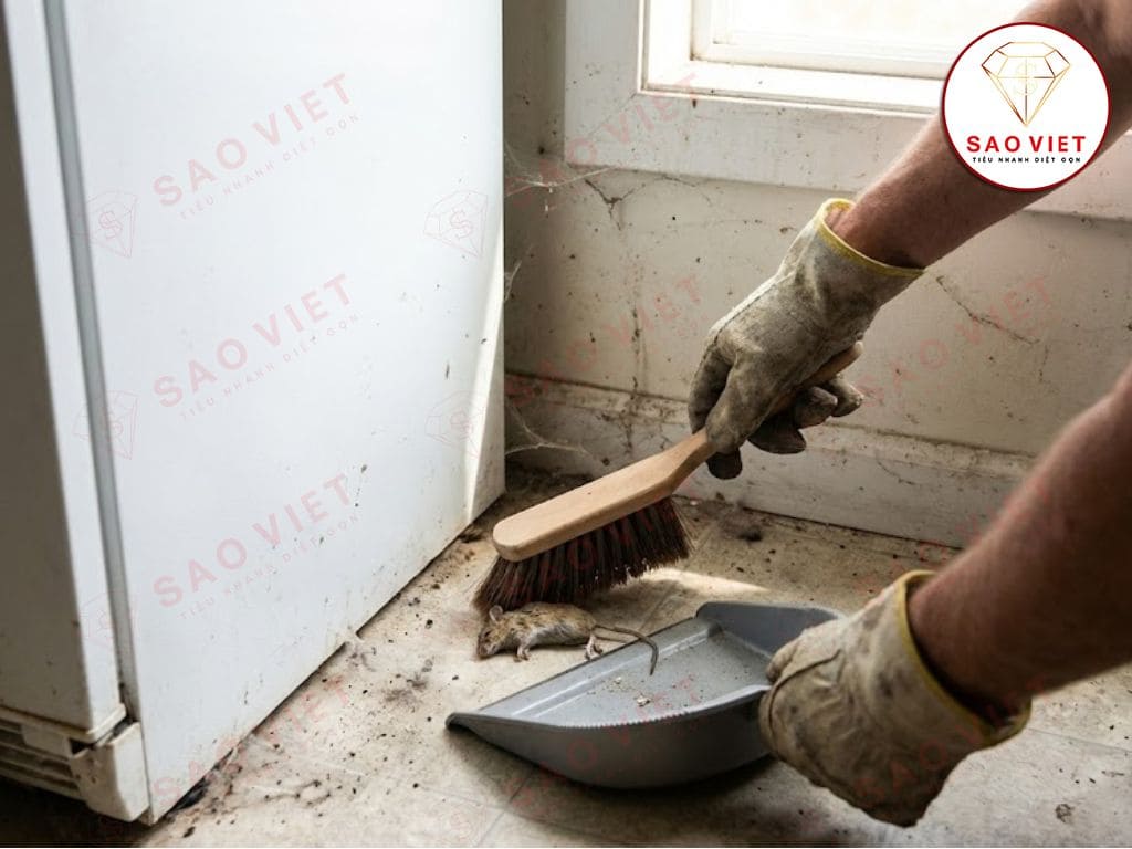 Xử lý chuột chết trong nhà