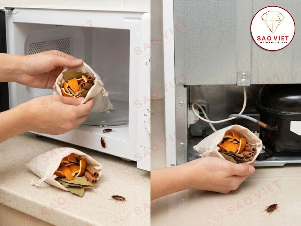 Mẹo đuổi gián ra khỏi thiết bị điện