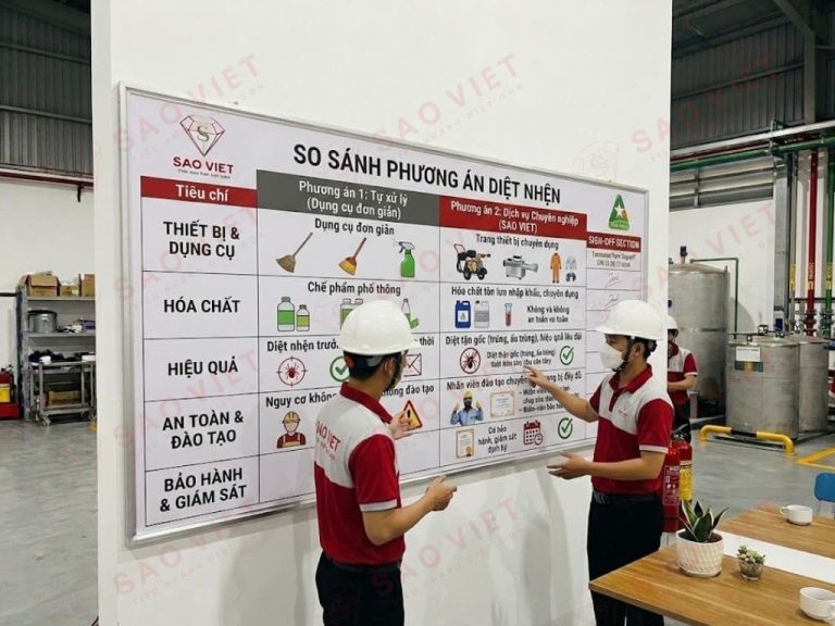 Ảnh so sánh hai phương án: tự xử lý (dụng cụ đơn giản) và dịch vụ chuyên nghi