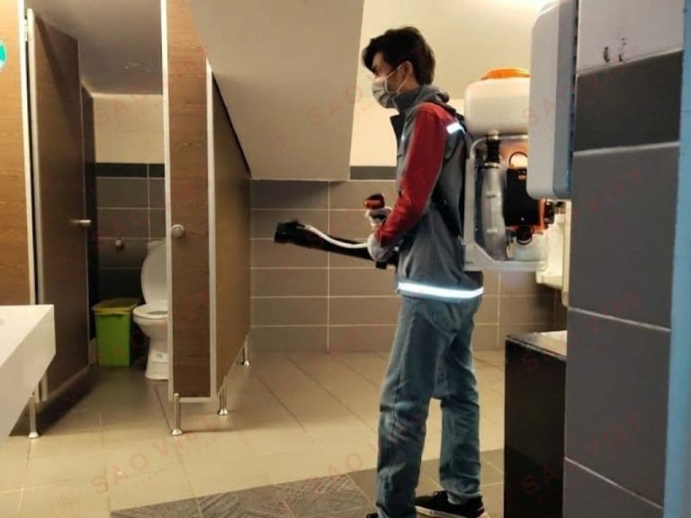Xử lý tại các khu vực nhà vệ sinh có độ ẩm duy trì ở mức cao