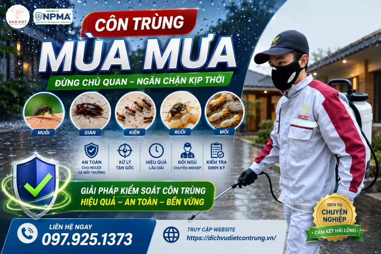 Côn trùng mùa mưa