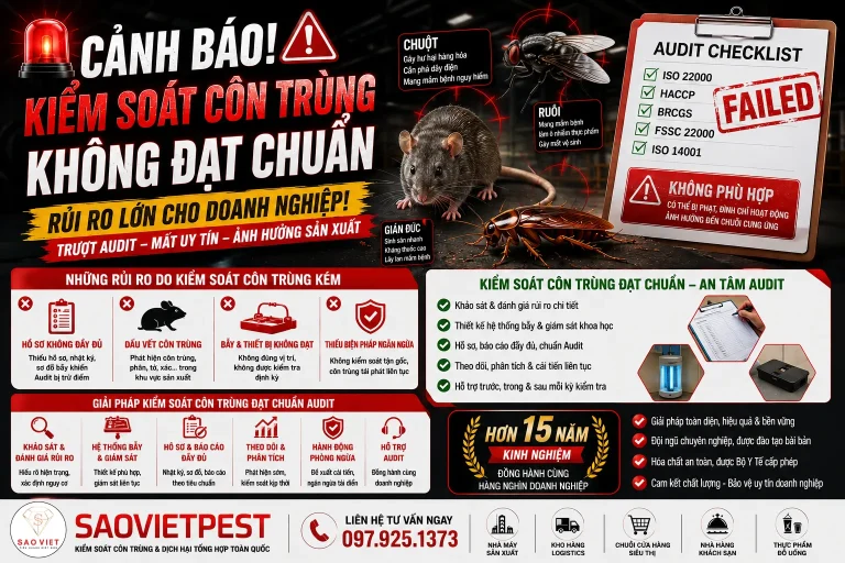 Rủi Ro Audit Doanh Nghiệp Và Giải Pháp Từ Saovietpest