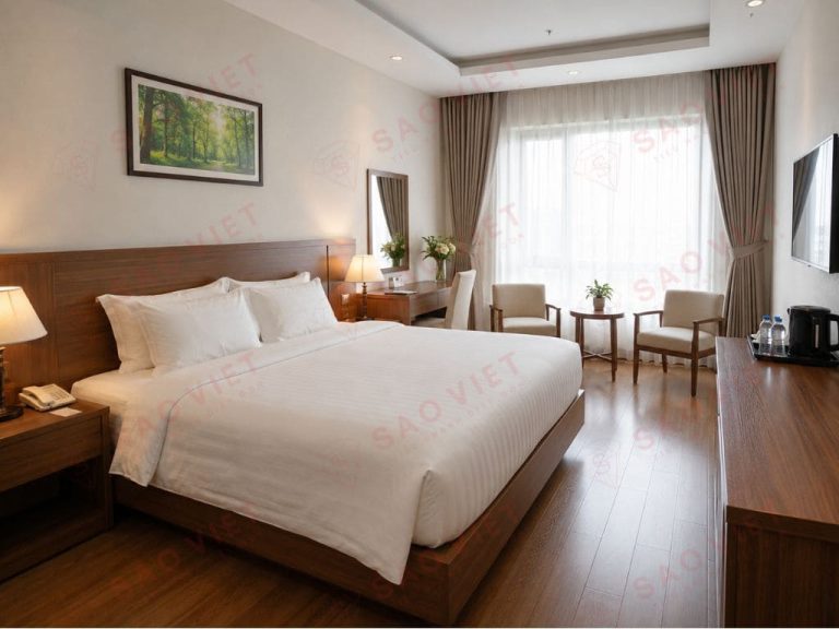 Cách đuổi cuốn chiếu ra khỏi phòng ngủ triệt để tại nhà 4 Không gian phòng ngủ sạch sẽ, khô thoáng sau khi áp dụng quy trình kiểm soát cuốn chiếu đúng cách